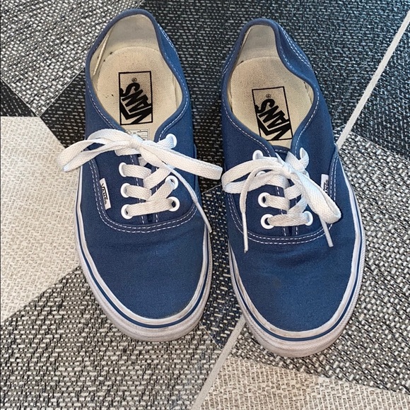 navy and blue vans
